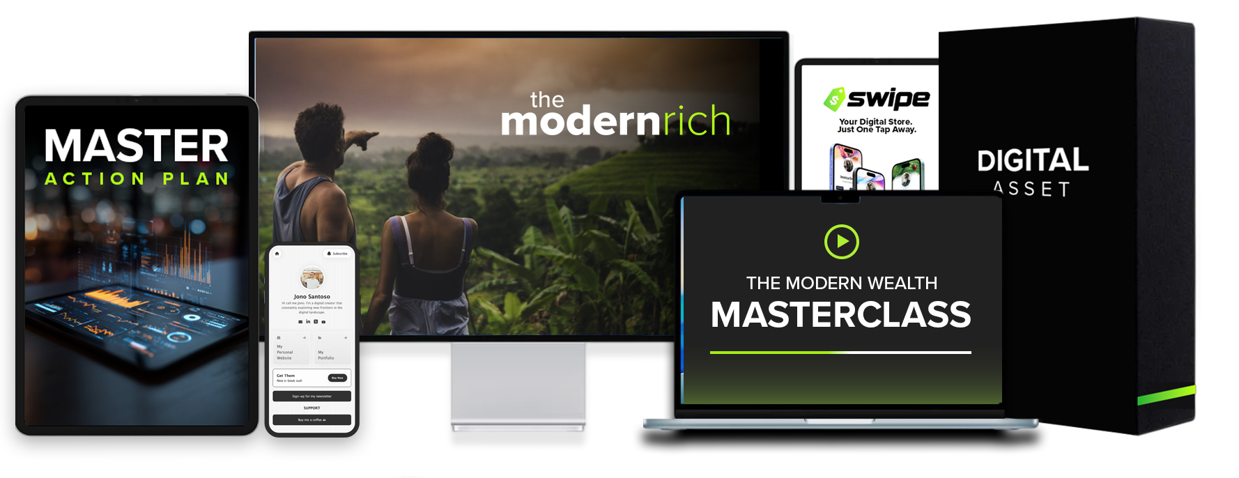 The Modern Rich product suite